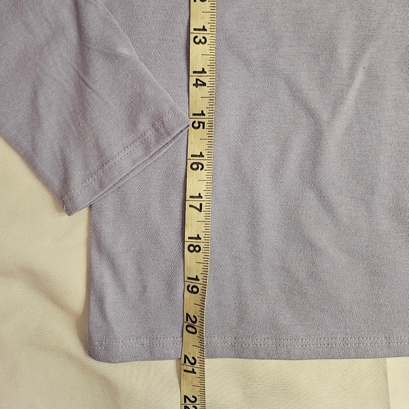 NWT Cat & Jack Girls Purple Ski Bear Long Sleeve Crewneck Shirt Size XL 14 - Picture 8 of 8